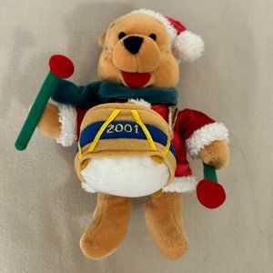 Vintage: Year 2001 Drummer Boy Winnie the Pooh Mini Bean Bag